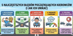 Błędy początkujących kierowców